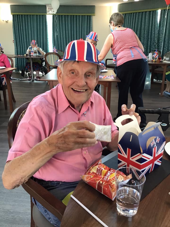 Even the food had Union Jacks at Westall House Image