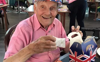 Even the food had Union Jacks at Westall House Image