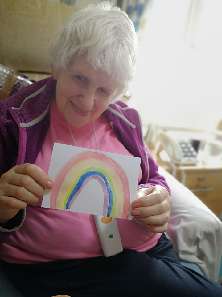 Beautiful watercolour rainbow Image