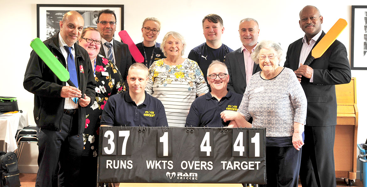 Clock cricket team and their winning score