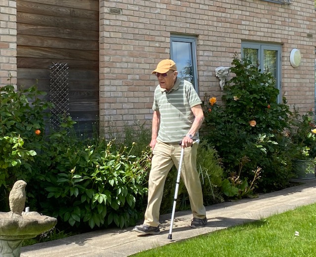 Walking on, or should we say in, sunshine! Image