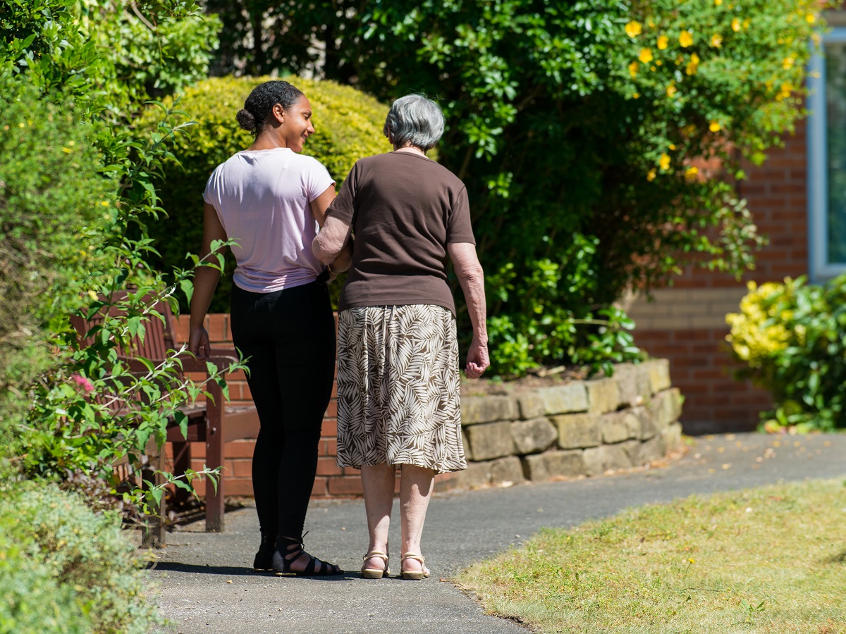 Home Manager(s), responsible for looking after the buildings and making sure the residents feel safe and are well supported throughout the day.  Image