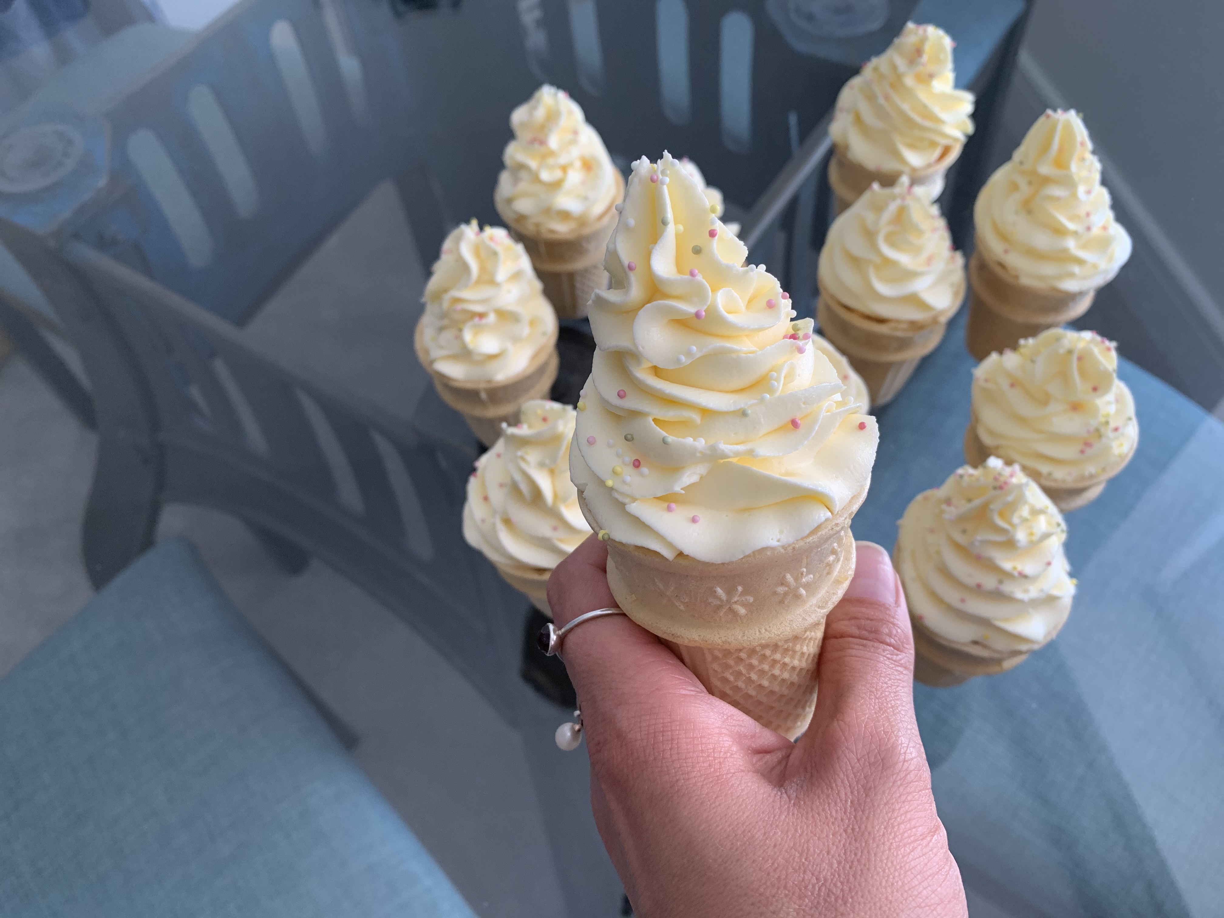 Westall House ice cream cone cakes Image