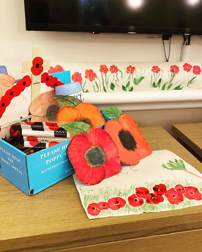 Stunning displays by residents at the Abbeyfield Wessex Society Image