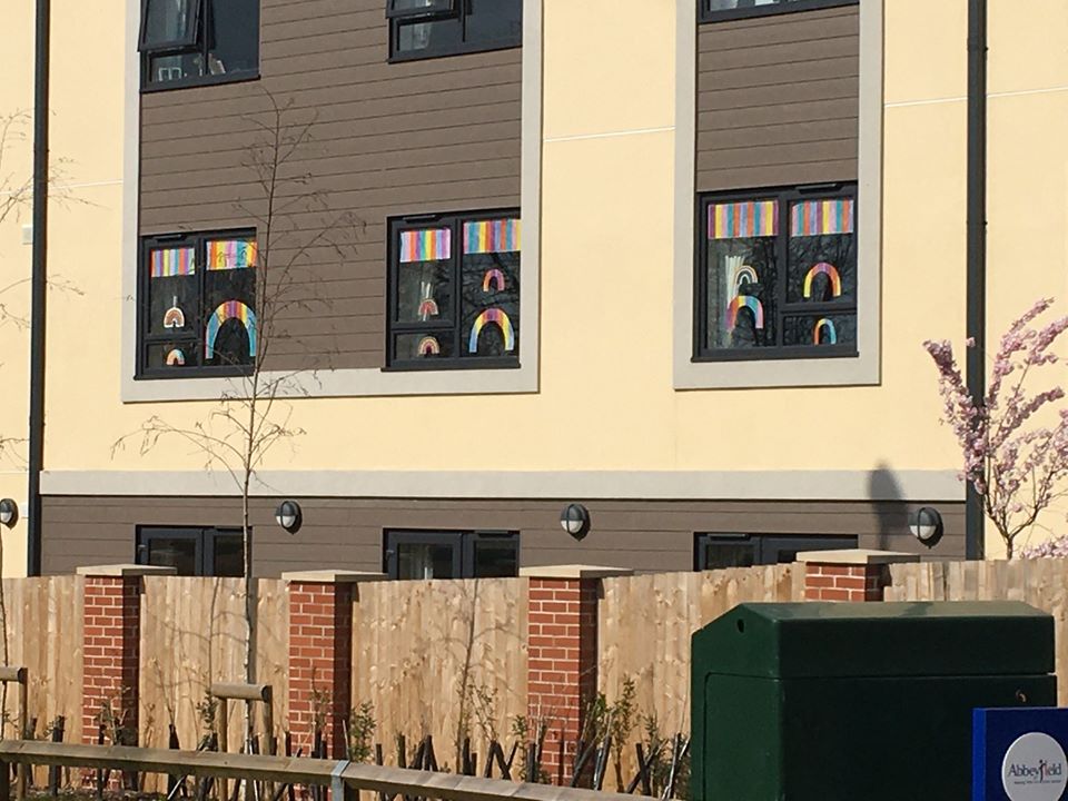 Speedwell Court really showing their support Image