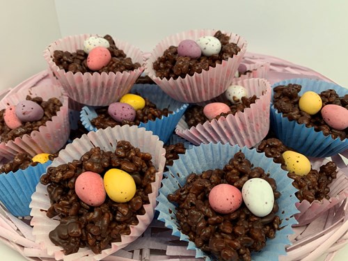 Mini Egg Rice Kirspie Cakes Image