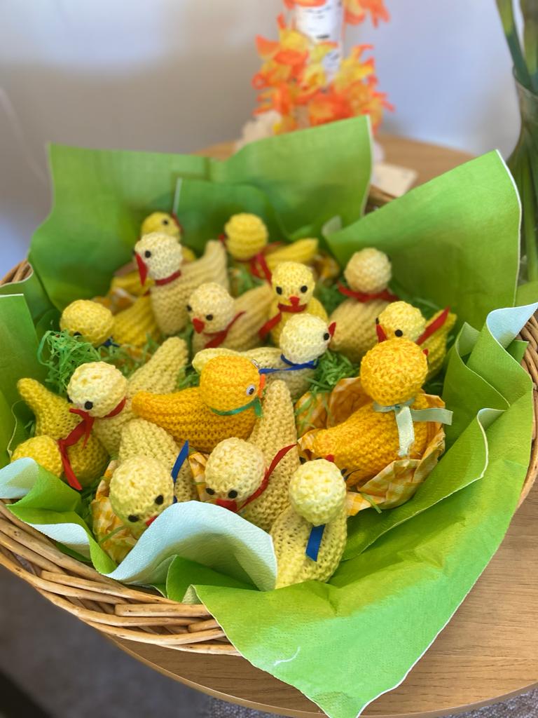 Easter chick knitting pattern Image